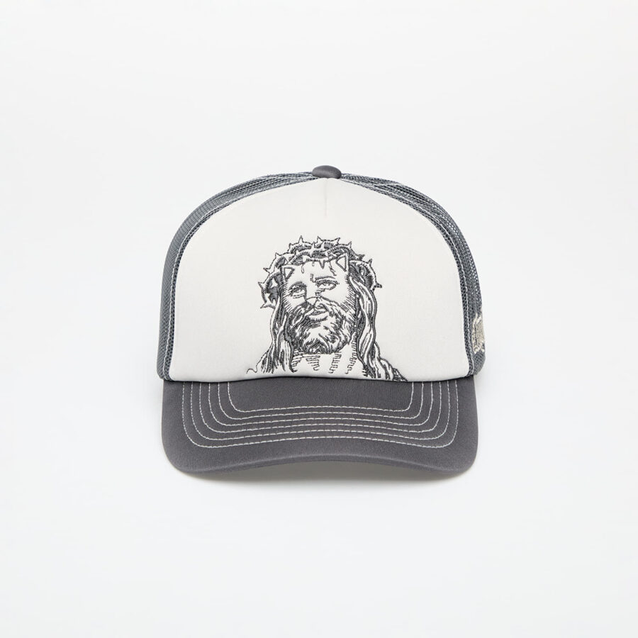 RIPNDIP Lord Savior Trucker Hat Dark Charcoal Universal-alacsony-ár