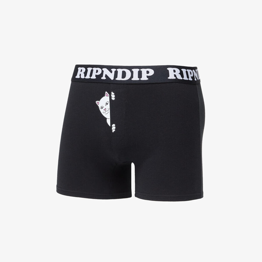 RIPNDIP Peek A Nermal Boxers Black M-alacsony-ár