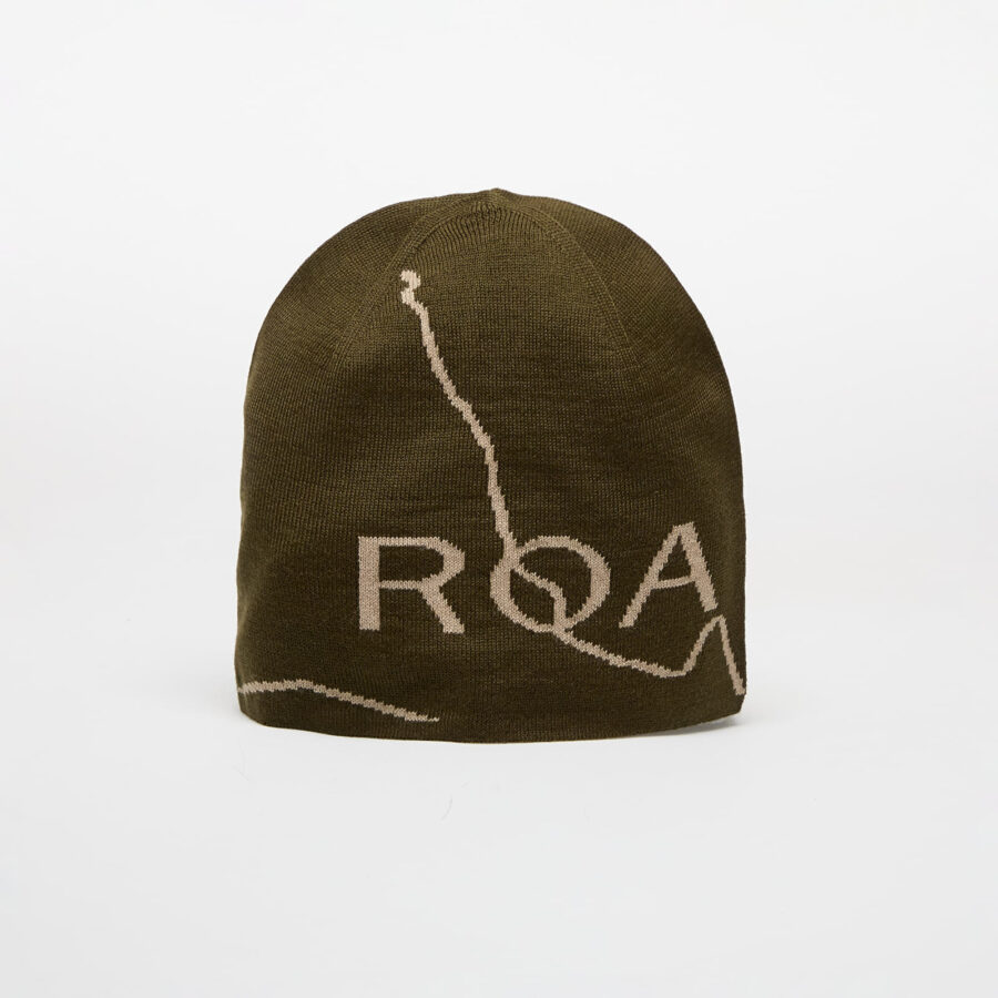 ROA Beanie Logo Dark Olive Universal-alacsony-ár