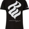ROCAWEAR Póló  fekete / fehér