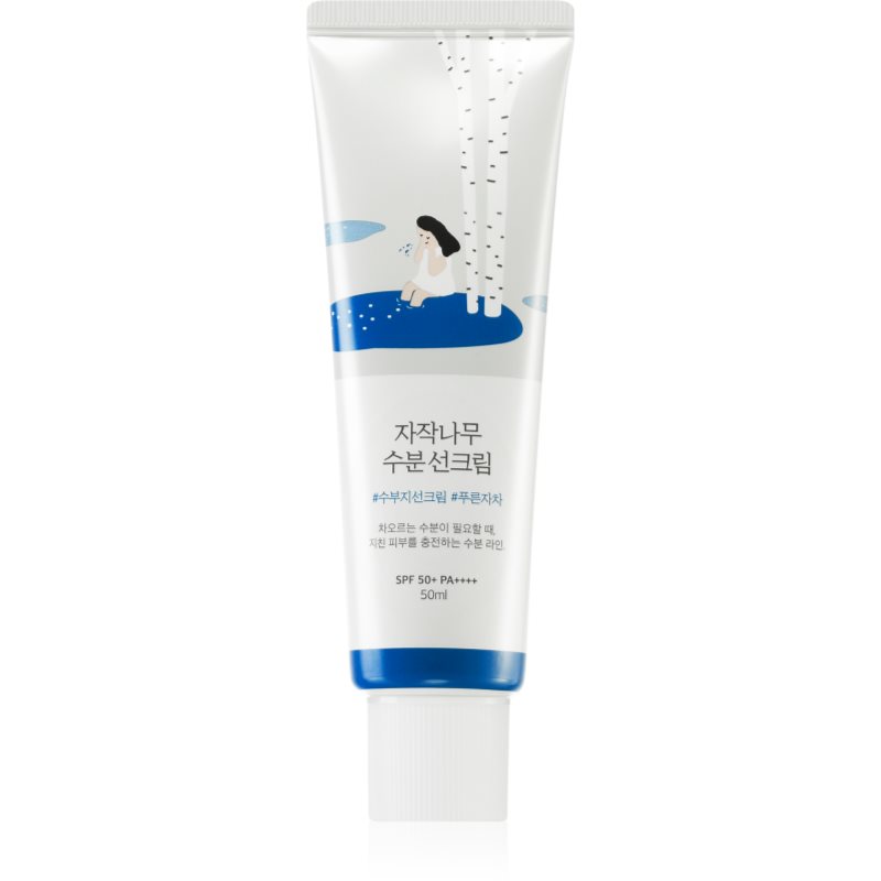 ROUND LAB Birch Juice Moisturizing Sunscreen hidratáló és védő krém SPF 50+ 50 ml-Ár