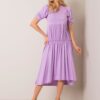 RUE PARIS Lila midi ruha