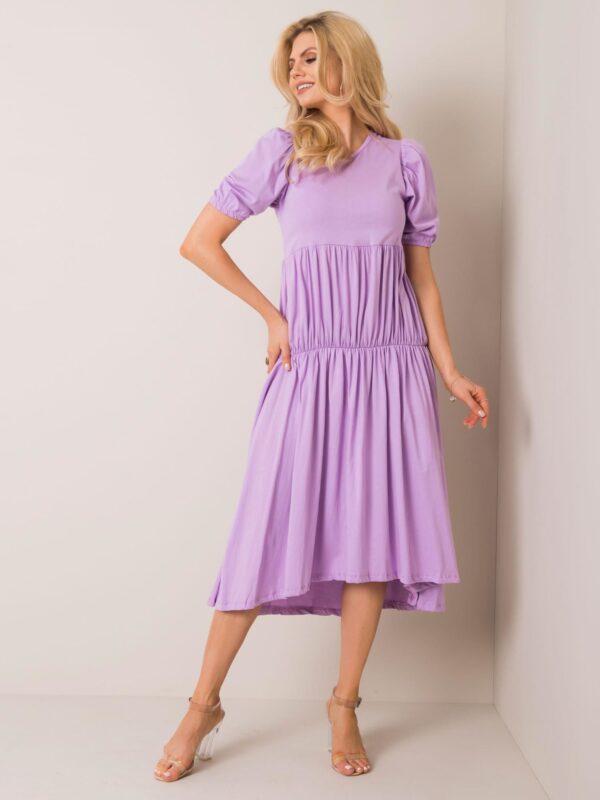 RUE PARIS Lila midi ruha
