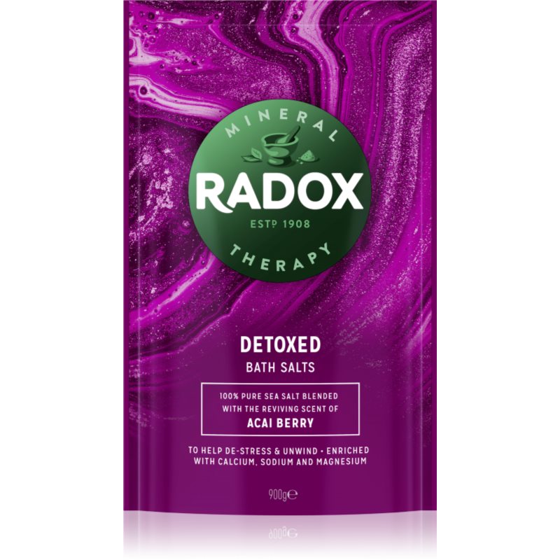 Radox Detox fürdősó méregtelenítő hatással 900 g-Ár