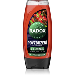 Radox Men Invigorating fürdőgél férfiaknak 3 az 1-ben 225 ml-Ár