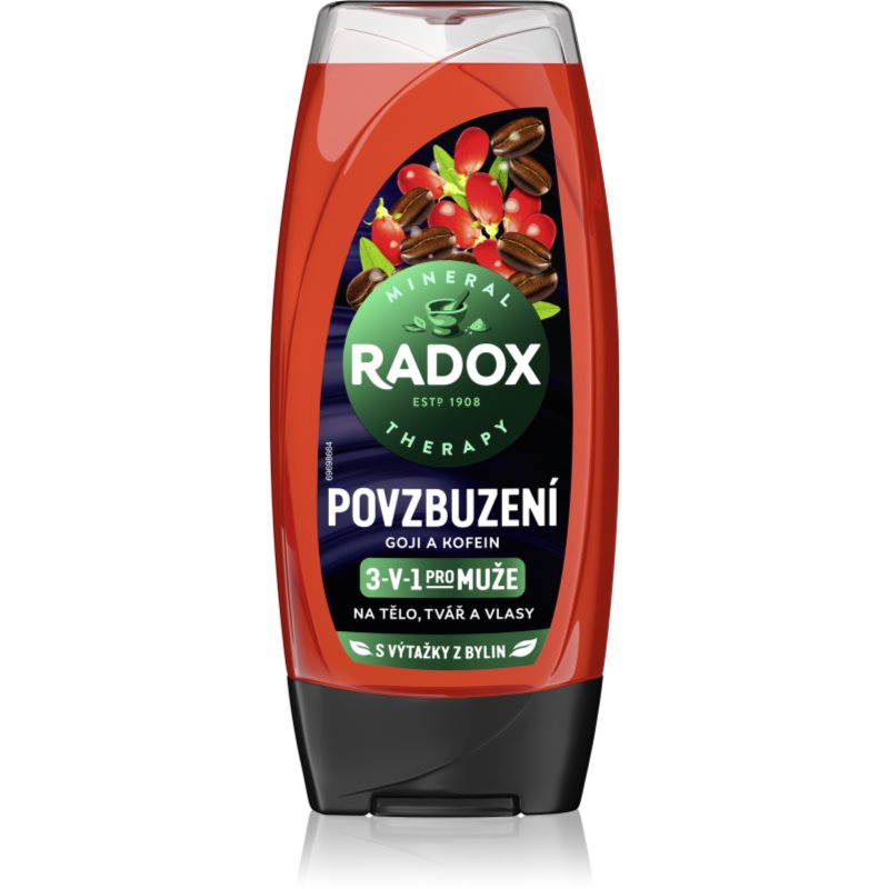 Radox Men Invigorating fürdőgél férfiaknak 3 az 1-ben 225 ml-Ár