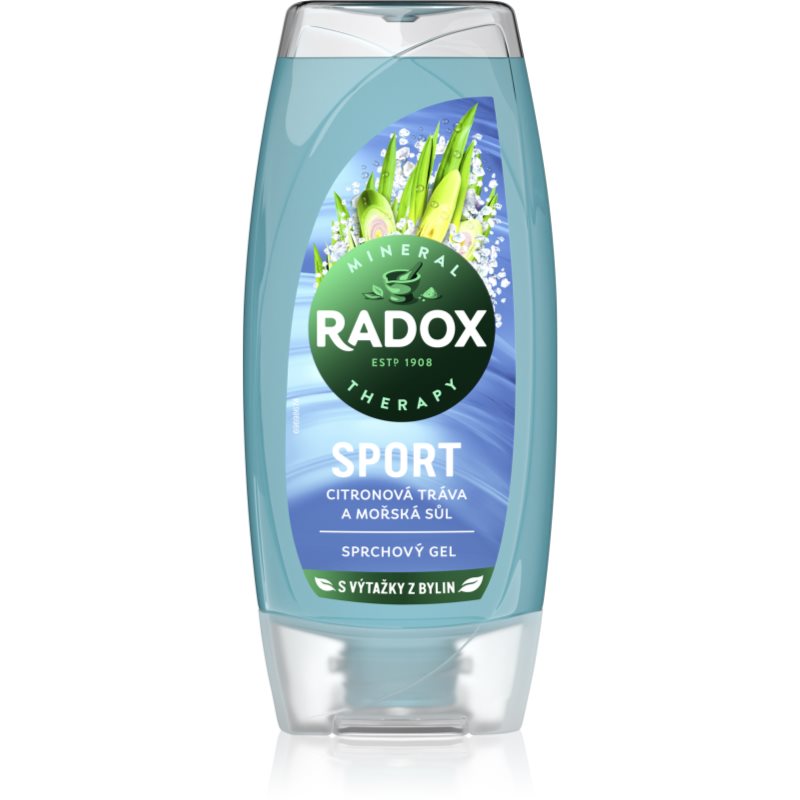 Radox Sport Mint & Sea Salt energizáló tusfürdő gél hölgyeknek 225 ml