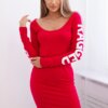 Ragged Fuchsia Dress