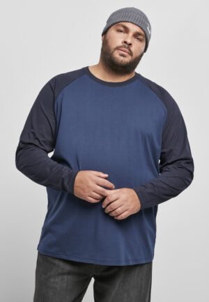 Raglan Contrast LS dark blue/midnightnavy