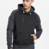 Raglan contrasting hoodie blk/cha