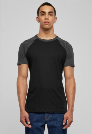 Raglan contrasting t-shirt blk/cha