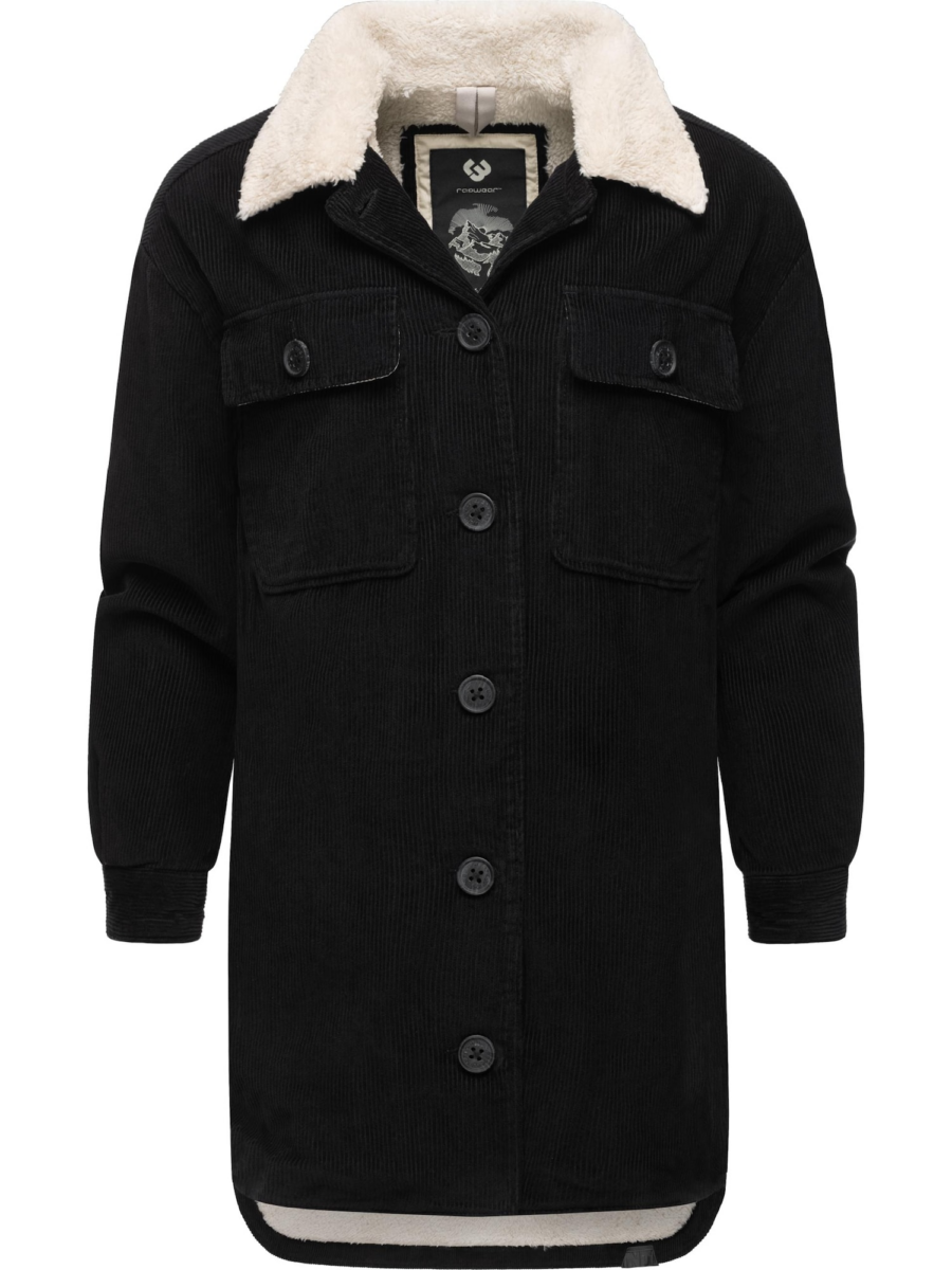 Ragwear Átmeneti dzseki 'Kyoka'  fekete / gyapjúfehér-Ár