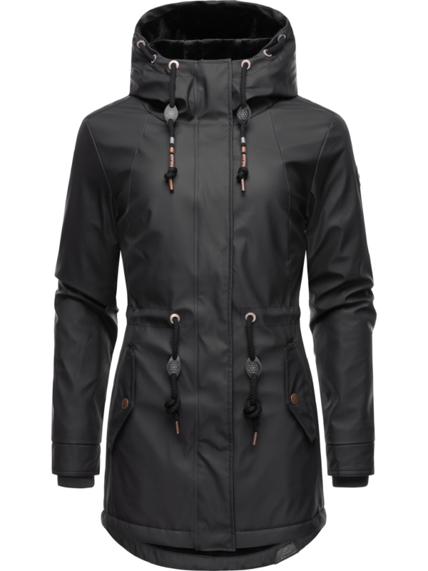 Ragwear Funkcionális dzseki 'Monadis Rainy'  barna / fekete / fehér-Hungary