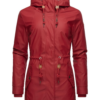 Ragwear Funkcionális dzseki 'Monadis Rainy'  barna / rubinvörös-Hungary