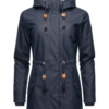 Ragwear Funkcionális dzseki 'Monadis Rainy'  tengerészkék / barna / fehér-Hungary
