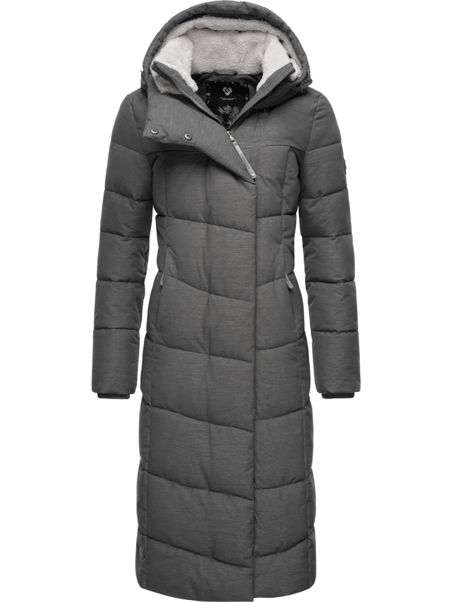 Ragwear Funkcionális kabátok 'Pavla'  sötétszürke / fehér-Hungary