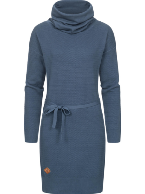 Ragwear Kötött ruhák 'Babett'  galambkék / konyak / fehér-Hungary