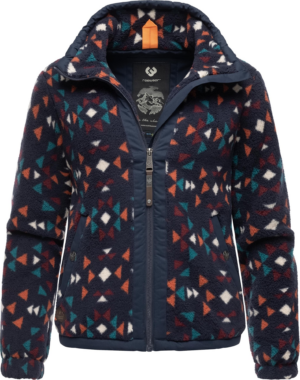 Ragwear Polár dzseki 'Nordicka Aztec'  tengerészkék / jáde / narancs / fehér-Ár