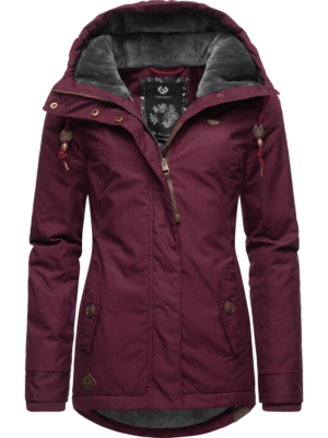Ragwear Téli dzseki 'Monade'  burgundi vörös-Hungary
