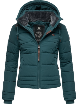 Ragwear Téli dzseki 'Novva'  barna / sötétzöld / fekete / fehér-Hungary
