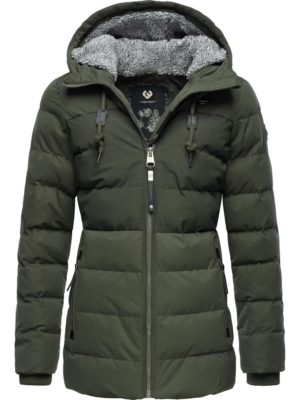 Ragwear Téli dzseki 'Quantic'  olíva / fekete / fehér-Hungary
