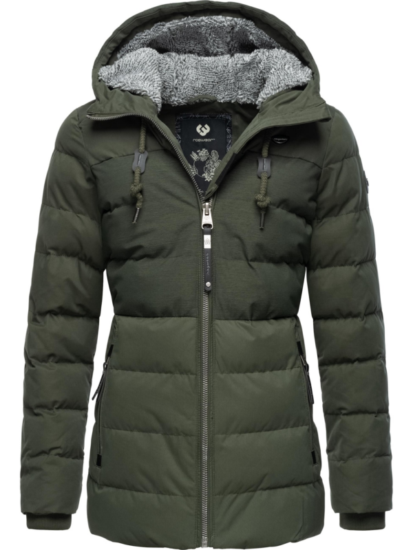 Ragwear Téli dzseki 'Quantic'  olíva / fekete / fehér-Hungary