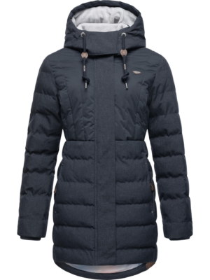 Ragwear Téli parka 'Ashanta'  tengerészkék / világosszürke-Hungary