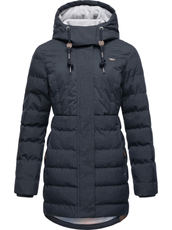 Ragwear Téli parka 'Ashanta'  tengerészkék / világosszürke-Hungary