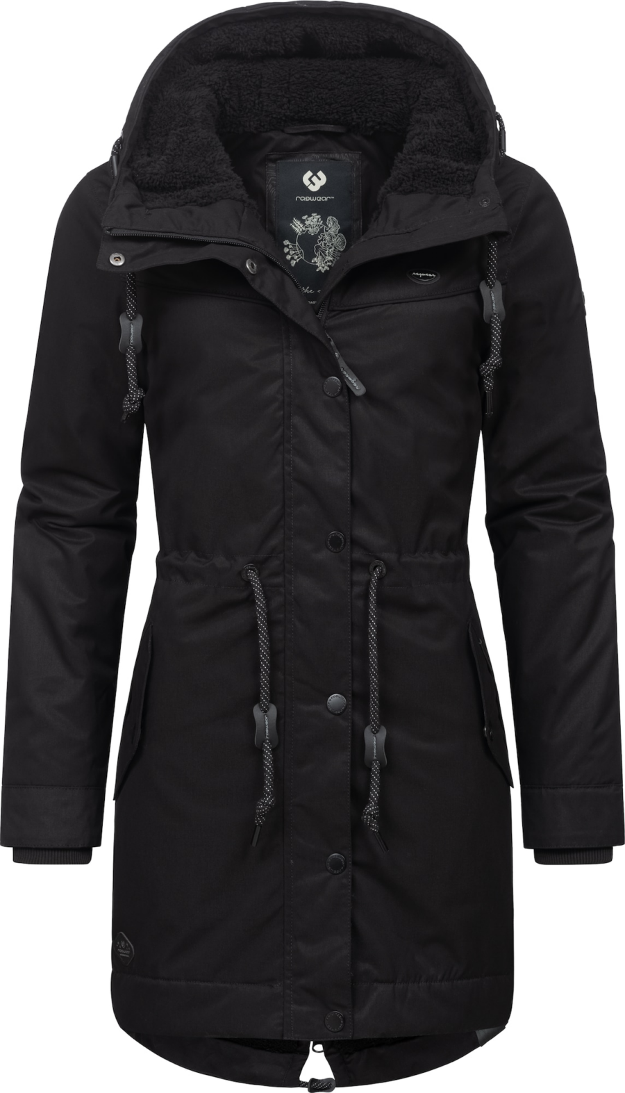 Ragwear Téli parka 'Canny'  fekete-Hungary