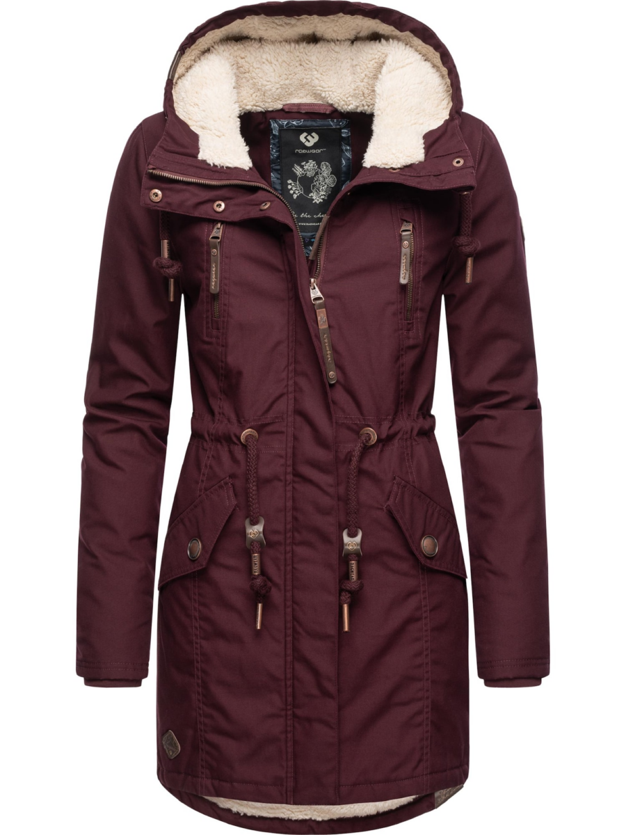 Ragwear Téli parka 'Elsie'  borvörös-Hungary