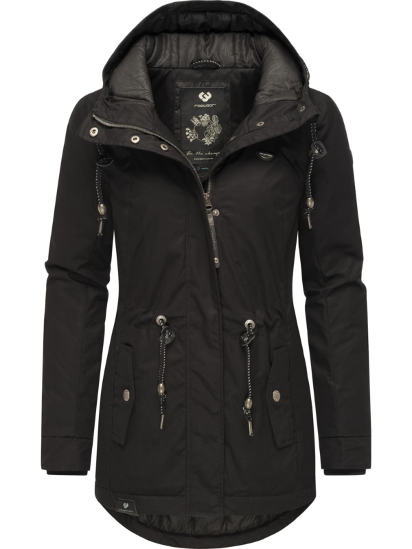 Ragwear Téli parka 'Monadis'  fekete-Hungary