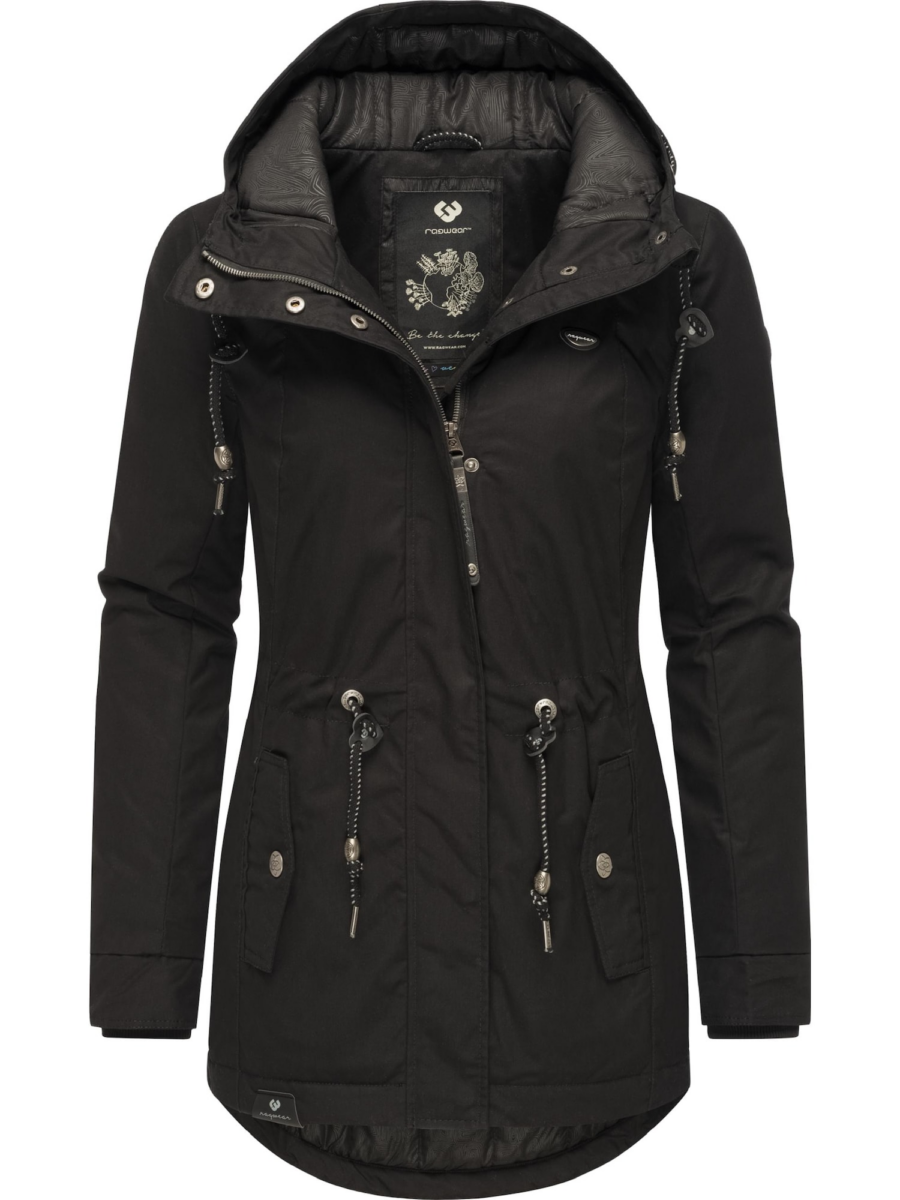 Ragwear Téli parka 'Monadis'  fekete-Hungary