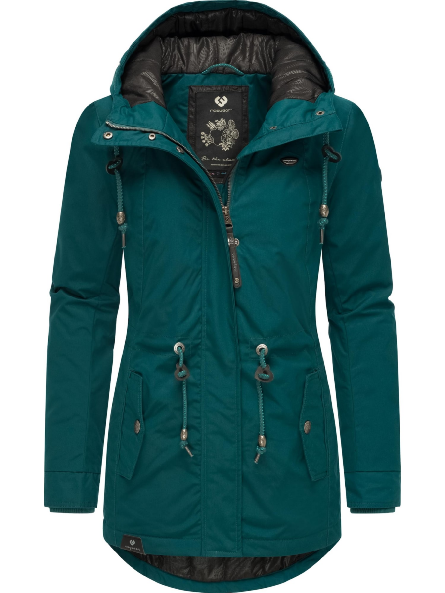 Ragwear Téli parka 'Monadis'  sötétzöld-Hungary