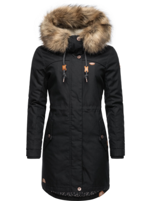 Ragwear Téli parka 'Tawny'  barna / fekete / fehér-Hungary