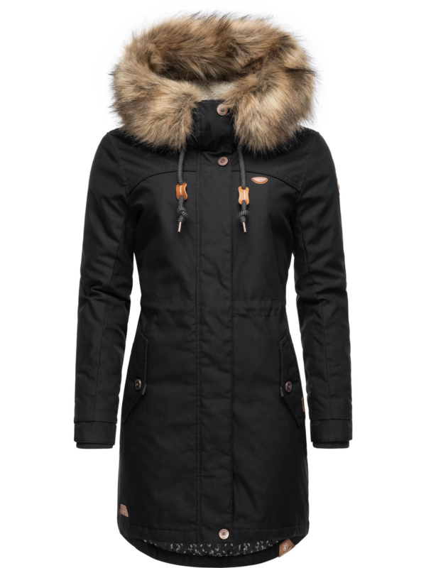 Ragwear Téli parka 'Tawny'  barna / fekete / fehér-Hungary
