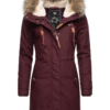 Ragwear Téli parka 'Tawny'  világosbarna / borvörös-Hungary