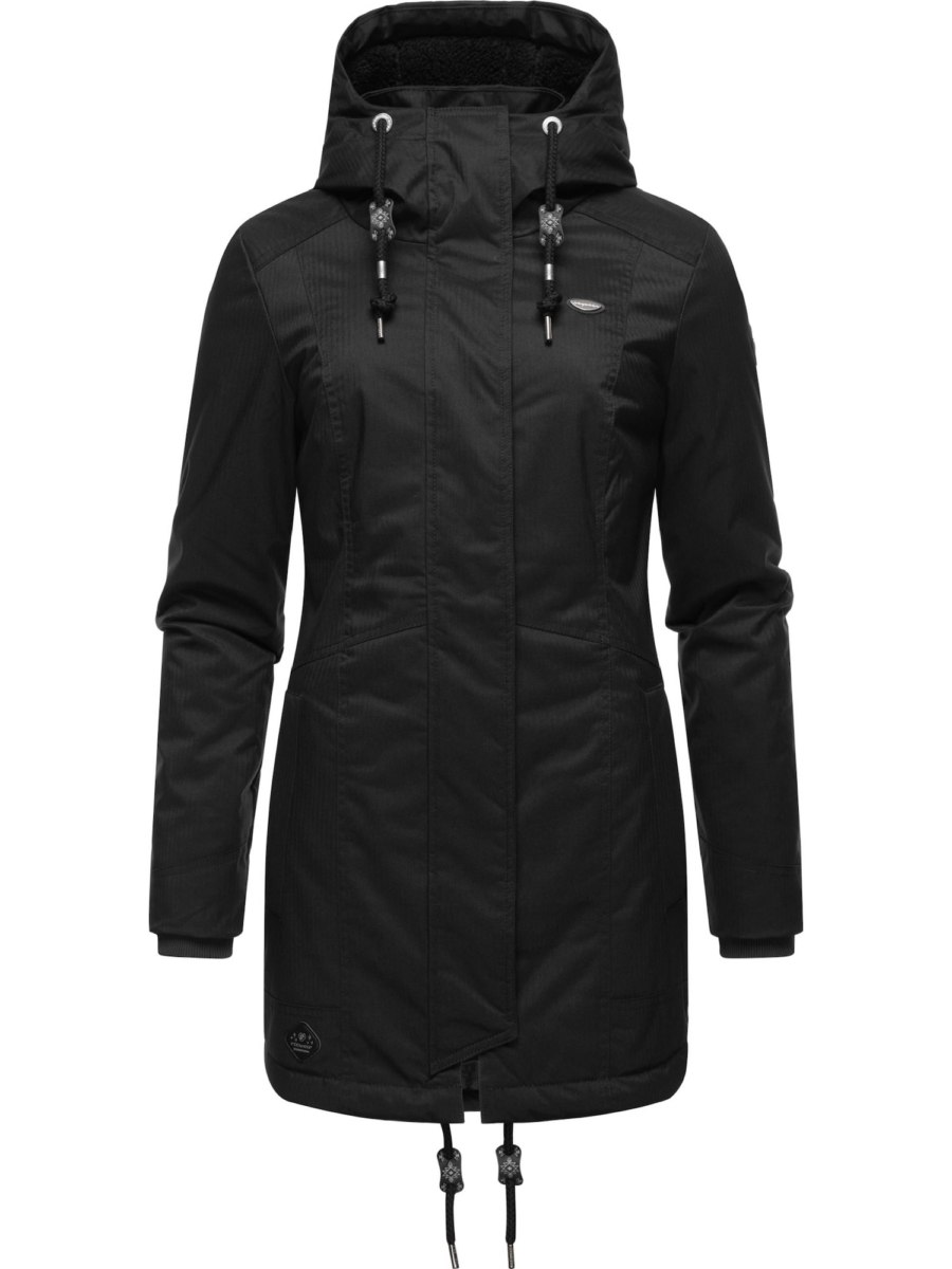 Ragwear Téli parka 'Tunned'  fekete-Ár