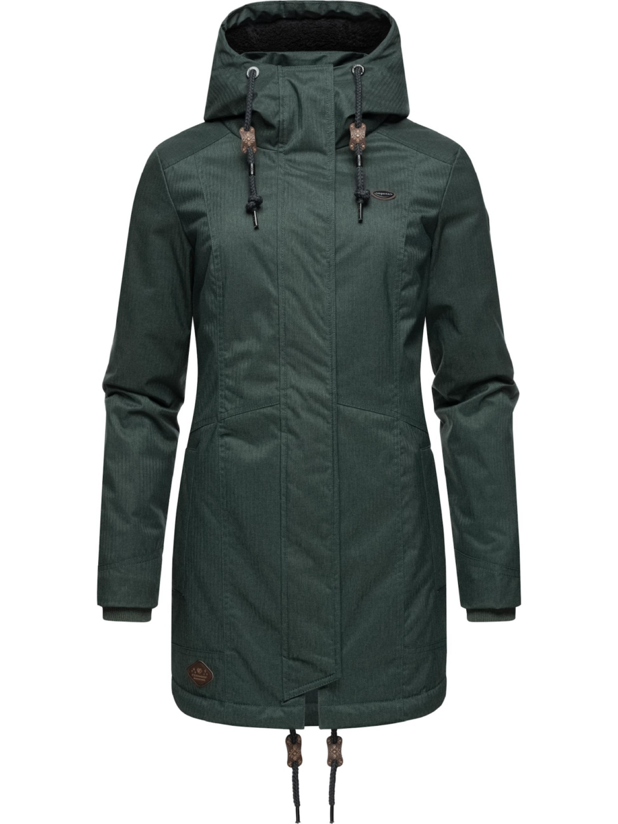 Ragwear Téli parka 'Tunned'  sötétzöld-Ár