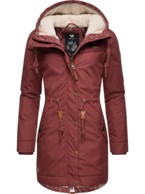 Ragwear Téli parka  barna / piros / fekete / fehér-Hungary