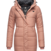 Ragwear Télikabátok 'Relive'  fáradt rózsaszín / fekete / fehér-Hungary