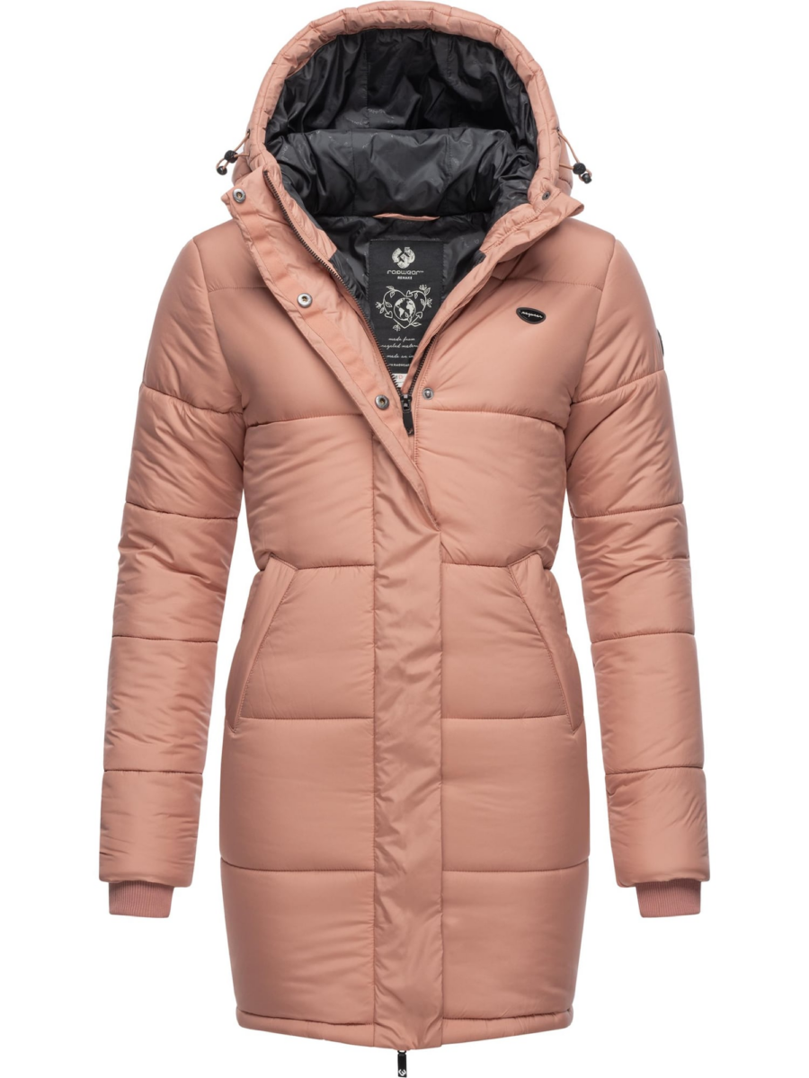 Ragwear Télikabátok 'Relive'  fáradt rózsaszín / fekete / fehér-Hungary