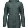 Ragwear Télikabátok 'Relive'  smaragd / fekete / fehér-Hungary