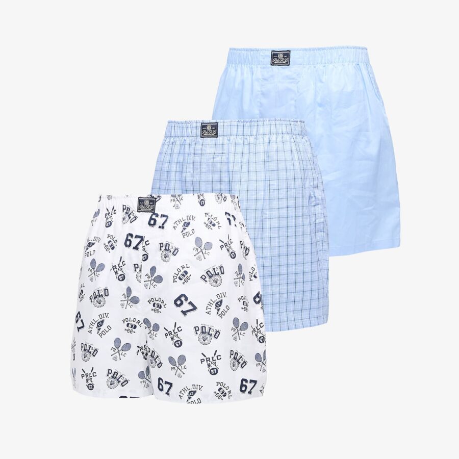 Ralph Lauren Open Boxer 3-Pack Multicolor M-alacsony-ár