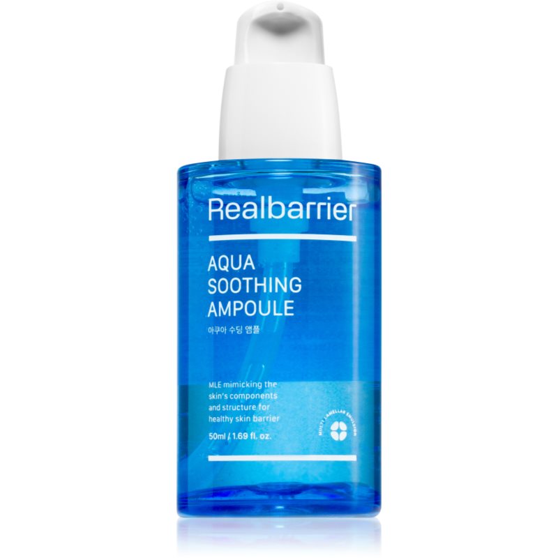 Real Barrier Aqua Soothing Ampoule hidratáló arcszérum nyugtató hatással 50 ml
