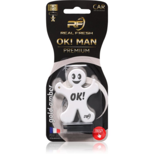 Real Fresh OK! Man Premium Gold Amber illat autóba 1 db