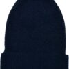 Recycled Yarn Waffle Knit Beanie Navy Beanie
