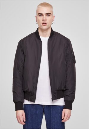 Recyclet Basic Bomber Jacket Black