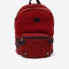 Red Backpack with Faux Fur Diesel - Men's