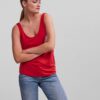 Red Basic Tank Top Pieces Amala - Women
