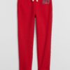 Red Boys' Sweatpants GAP Logo pull-on joggers